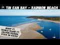 Travelling Australia: Rainbow Beach, Tin Can Bay! Dolphin Feeding, Inskip and Double island Point!