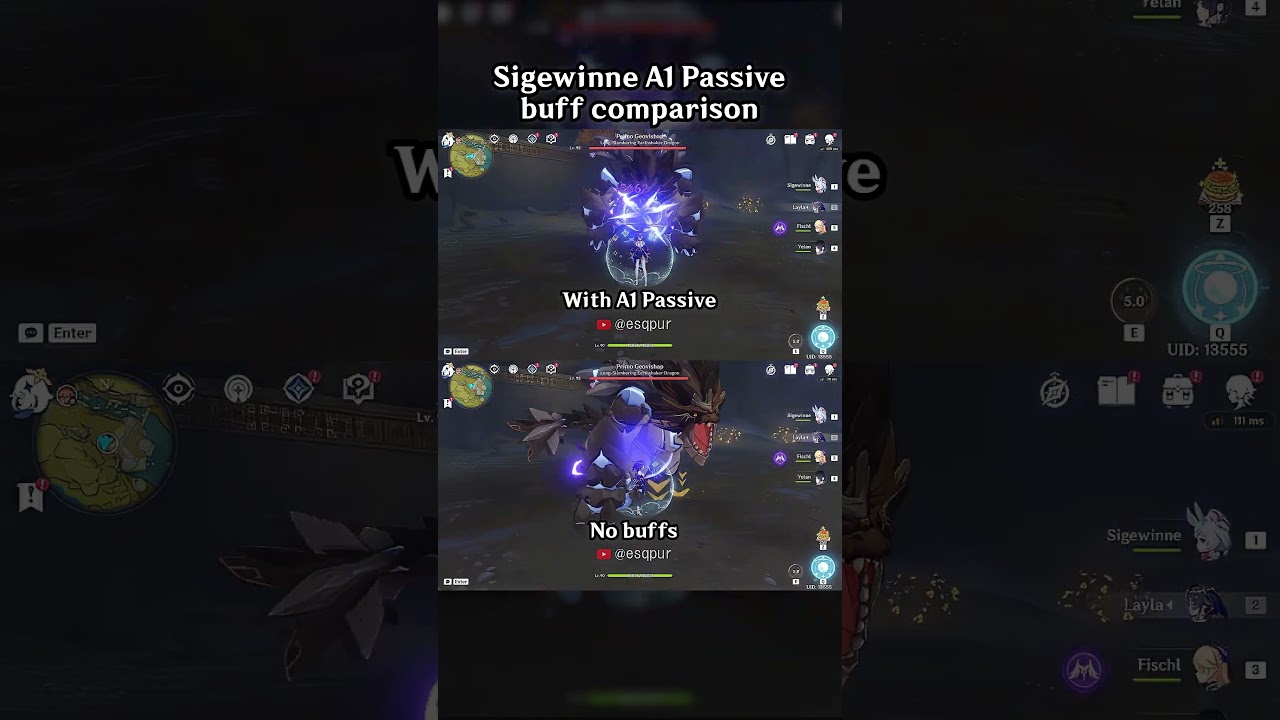 SIGEWINNE A1 PASSIVE BUFF COMPARISON