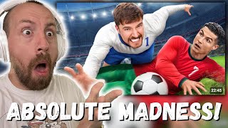 ABOSOLUTE MADDNESS!!! MrBeast Beat Ronaldo, Win $1,000,000 (REACTION!!!)