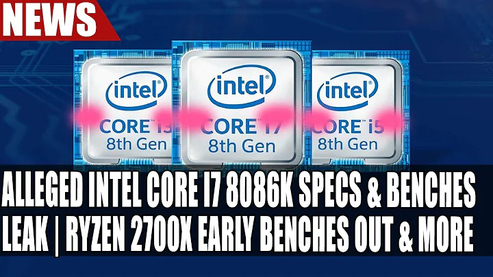인텔 Core i7 8086K와 Ryzen 2700X 비교