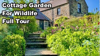 Beautiful English COTTAGE GARDEN TOUR  Derbyshire