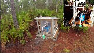 Off grid water supply Solar Powered WASH - Using The Easy to DRill SHALLOW WELL PUMP