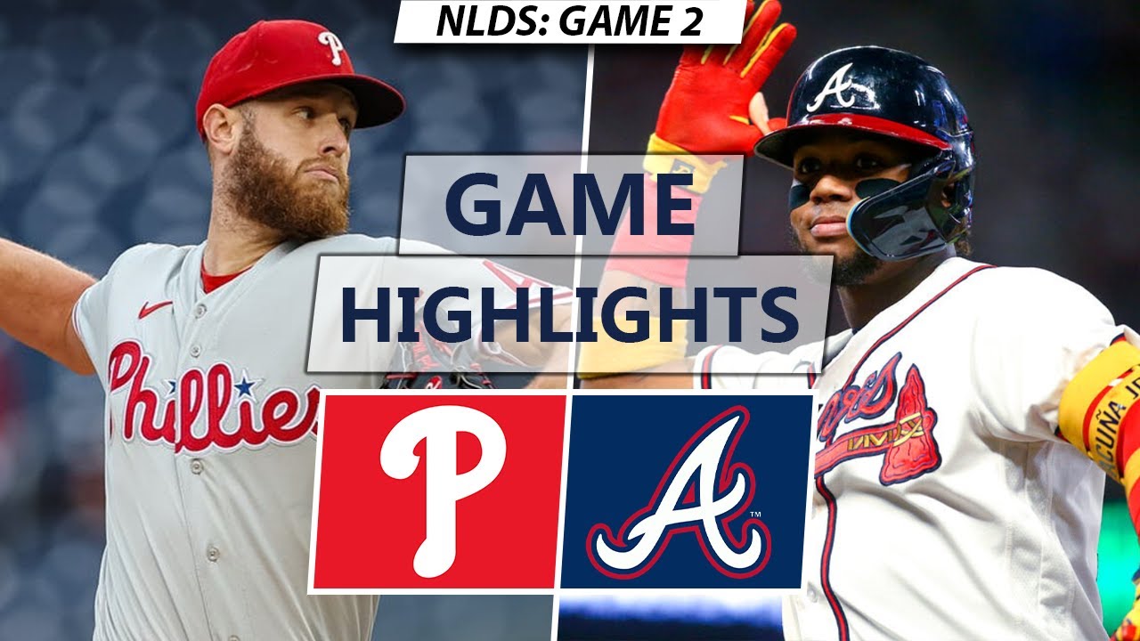 Philadelphia Phillies vs. Atlanta Braves Highlights NLDS Game 2 YouTube