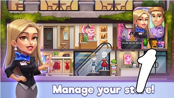 Fashion Shop Tycoon Gameplay Walkthrough #1 (Android, IOS)