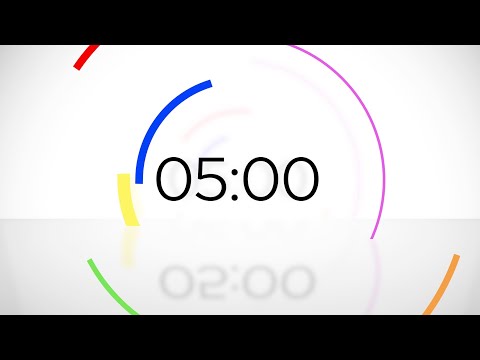 5 Minute Clock Countdown with Music - Using Apple Motion