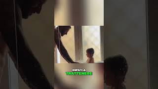 Padre presente: Bagnetto senza distrazioni, solo amore puro! #shorts