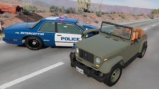 beamng drive kecelakaan mobil berkecepatan tinggi di jalan raya