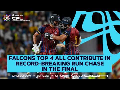 Antigua & Barbuda Falcons' Batters All Shine To Lead Them To Maiden CPL Title | CPL 2026