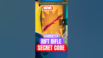 HOW TO GET CORRUPTED RIFT RIFLE SECRET CODE in FORTNITE 1v1 with every gun