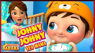 Джони, Джони, Да, Папа | Русские Детские Песни | Banana Cartoon Preschool-Банане Мультфильм