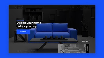 Adobe XD & Adobe Dimension Web Design - Speed Art