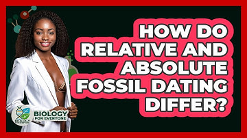 How Do Relative And Absolute Fossil Dating Differ? - Biology For Everyone