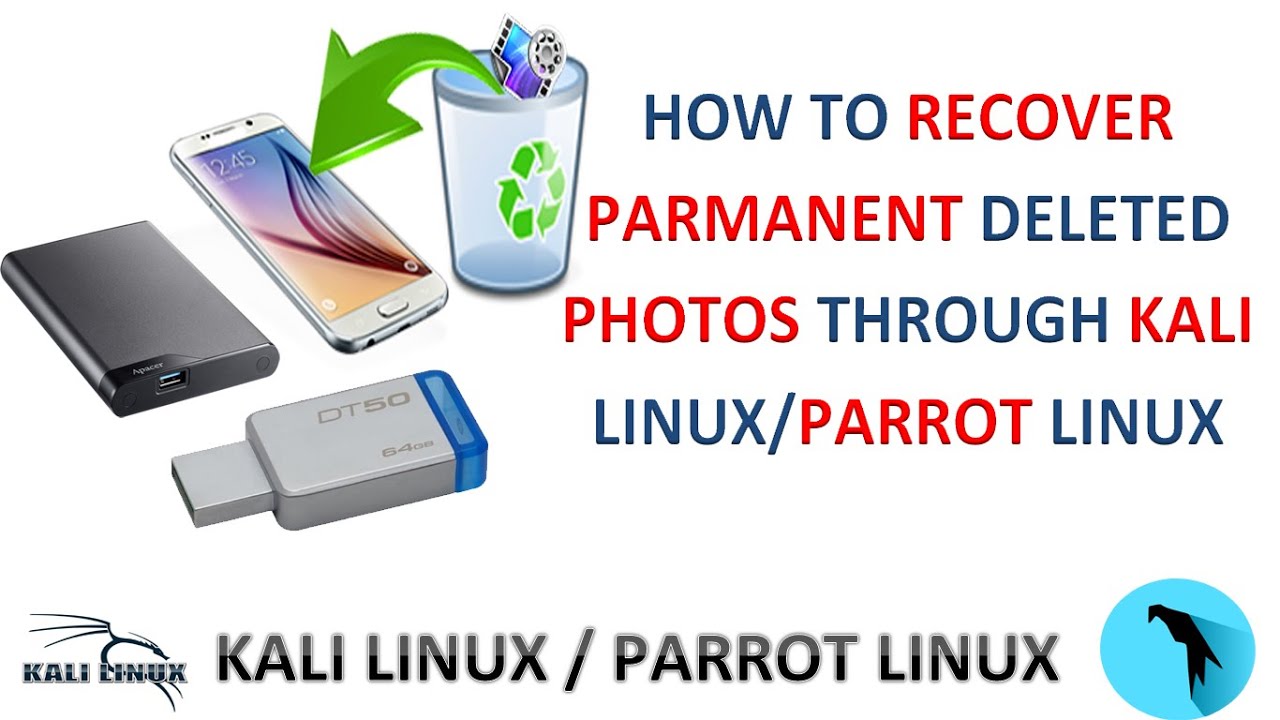 How to Recover Permanent Deleted Photos Kali Linux 2022 
