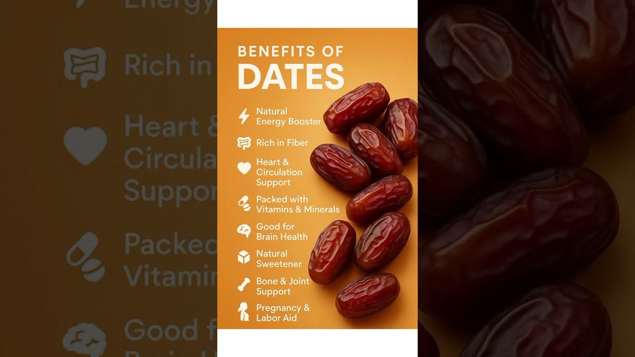 Benefits of Dates | Eat Dates Daily for Energy, Digestion & Overall Health 