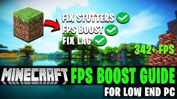 How To BOOST Your FPS In Minecraft ANY VERSION! (Updated 2021 Tutorial)