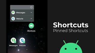 Creating app Shortcuts and Pinned Shortcuts in Android Studio (Kotlin) screenshot 3