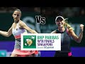 Wozniacki vs Pliskova ● 2017 Singapore (SF) Highlights