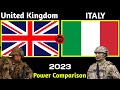 Uk vs italy military power comparison 2023  italy vs uk military power 2023  world military power