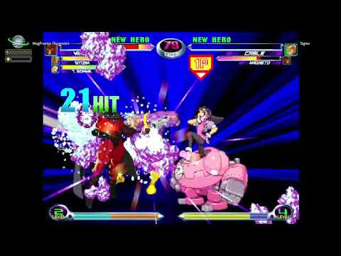 MvC2: Romneto - Magneto + Dish Network 275% Sequence (1 Player Mode for 27 sec) .:5.28.25:.