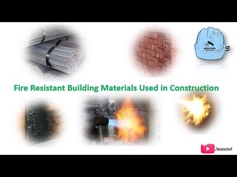 Video: Fire resistance limit of building materials