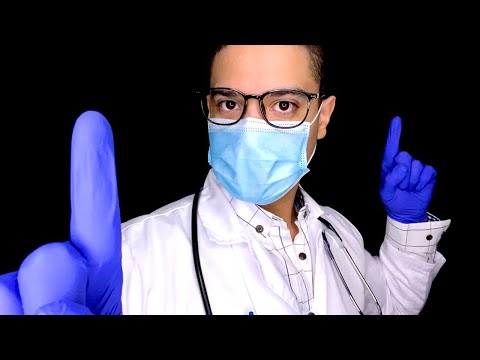 [ASMR Cranial Nerve Exam] (Light trigger, Eye exam, Ear Exam) | Male ASMR