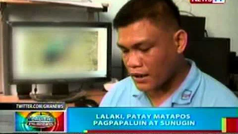 BP: Lalaki, patay matapos pagpapaluin at sunugin