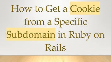 How to Get a Cookie from a Specific Subdomain in Ruby on Rails