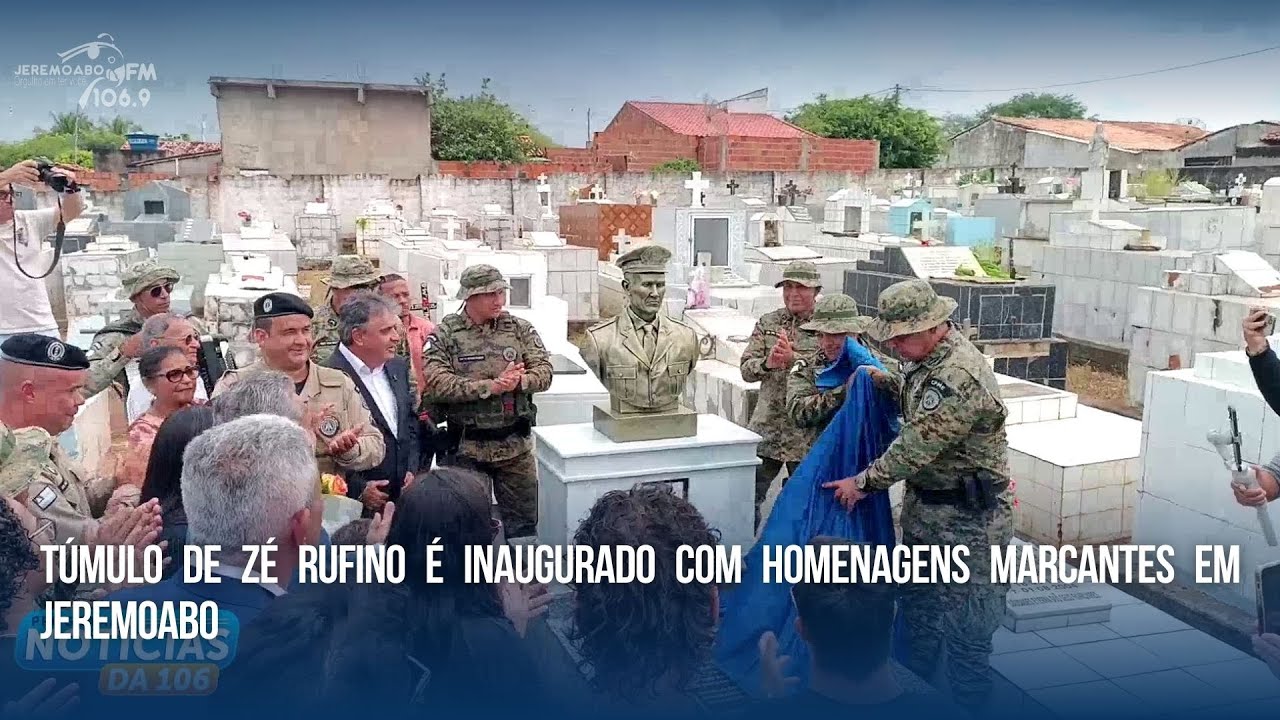 TÚMULO DE ZÉ RUFINO É INAUGURADO COM HOMENAGENS MARCANTES EM JEREMOABO