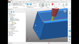 Power mill tutorial12(COLLATION CHECHING BETWEEN TOOL AND PART)