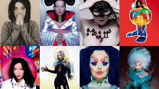 Every FIRST TRACK from each Björk album transitioning into each other (Mixed)