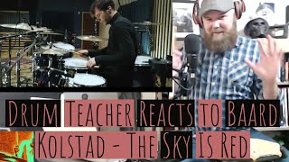 Drum Teacher Reacts to Baard Kolstad - Leprous - The Sky is Red - Episode 117