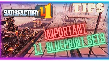 10+ MUST HAVE Blueprints for Satisfactory 1.1 | Tips and Tricks | Satisfactory 1.1