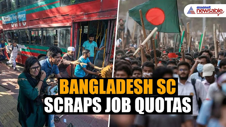Bangladesh Supreme Court Scraps Job Quotas Amid Deadly Protests | Asianet Newsable