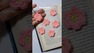 Crochet Tiny Flower🌸🥰Super easy, Tutorial #crochet #craft #crochetforbeginners #amigurumi #diy