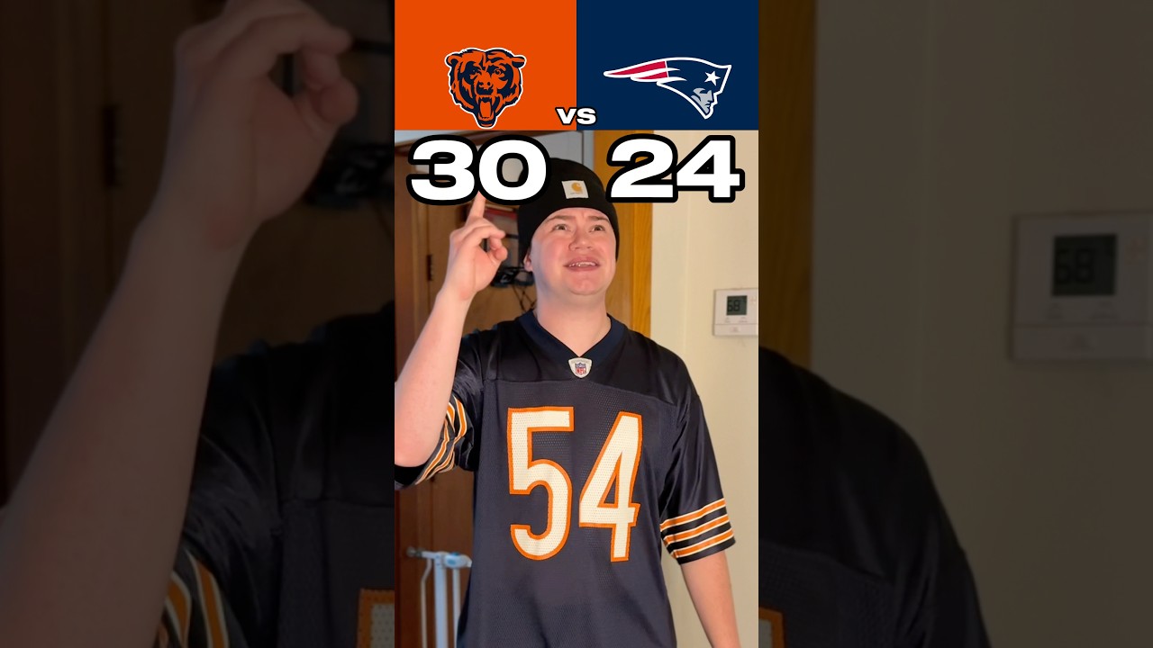 BEARS VS PATRIOTS WEEK 7 RECAP😳🤣🏈 #NFL #football #bears #patriots #skit