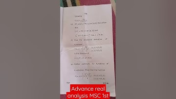 m.sc NEP maths 1sem paper advance real analysis