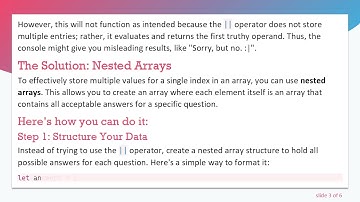 How to Store Multiple Values at One Array Index in JavaScript