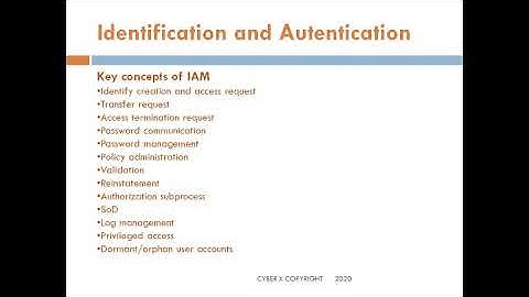 CISA: DOMAIN 5 PART 8 PART E IDENTITY AND ACCESS MANAGEMENT