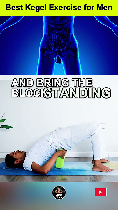 Kegel Exercises for Men | Pelvic Floor Exercises #kegelexercises #formen #yogawithamit