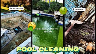 Satisfying Pool Cleaning Tiktok Compilation Vlogs From Tiktok