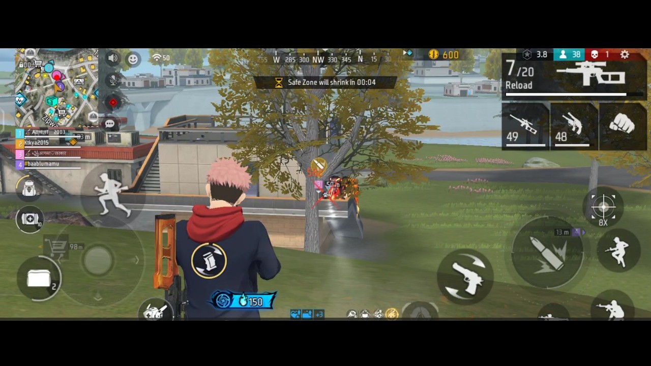 MUNNA FAN - FREEFIRE BR RANKED GUIDE - TOUGH FIGHT