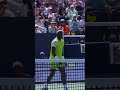 Big Foe gets hype in Cincinnati #shorts #tennis #cincinnatiopen