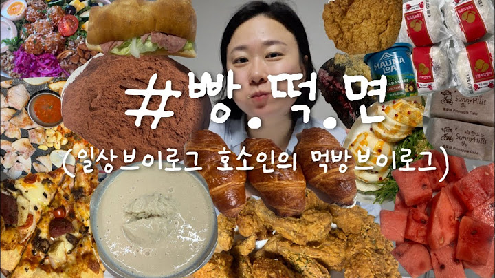 🍞Bbangsooni's Happy Mukbang; Inhaling Dirty Choco, Spicy Bread, and Kongguksu (Daily Vlog)