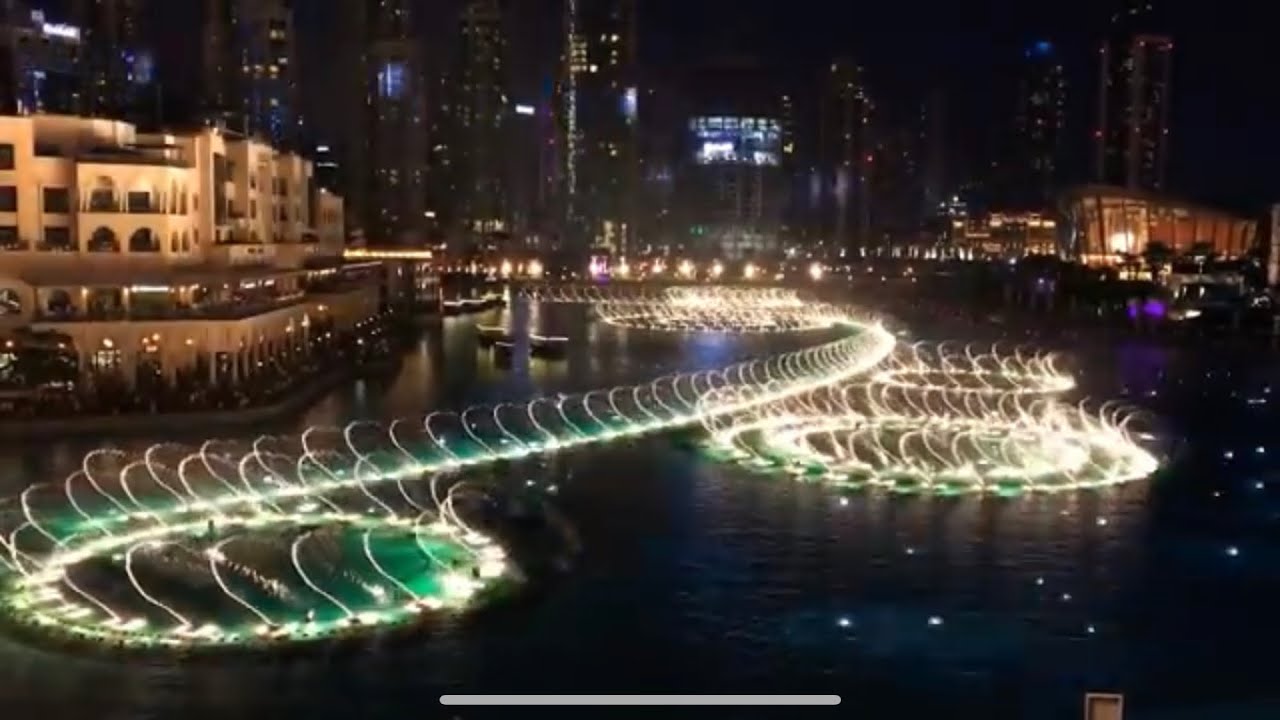 Dubai musical fountain Show in Dubai Mall Dubai trip YouTube