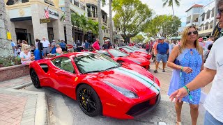 Exotic Cars in Sunny Naples, Florida | Ferrari, Lamborghini, McLaren Supercar Walking Tour