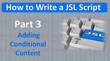 JSL Decoded: How to Write a JSL Script. Part 3.