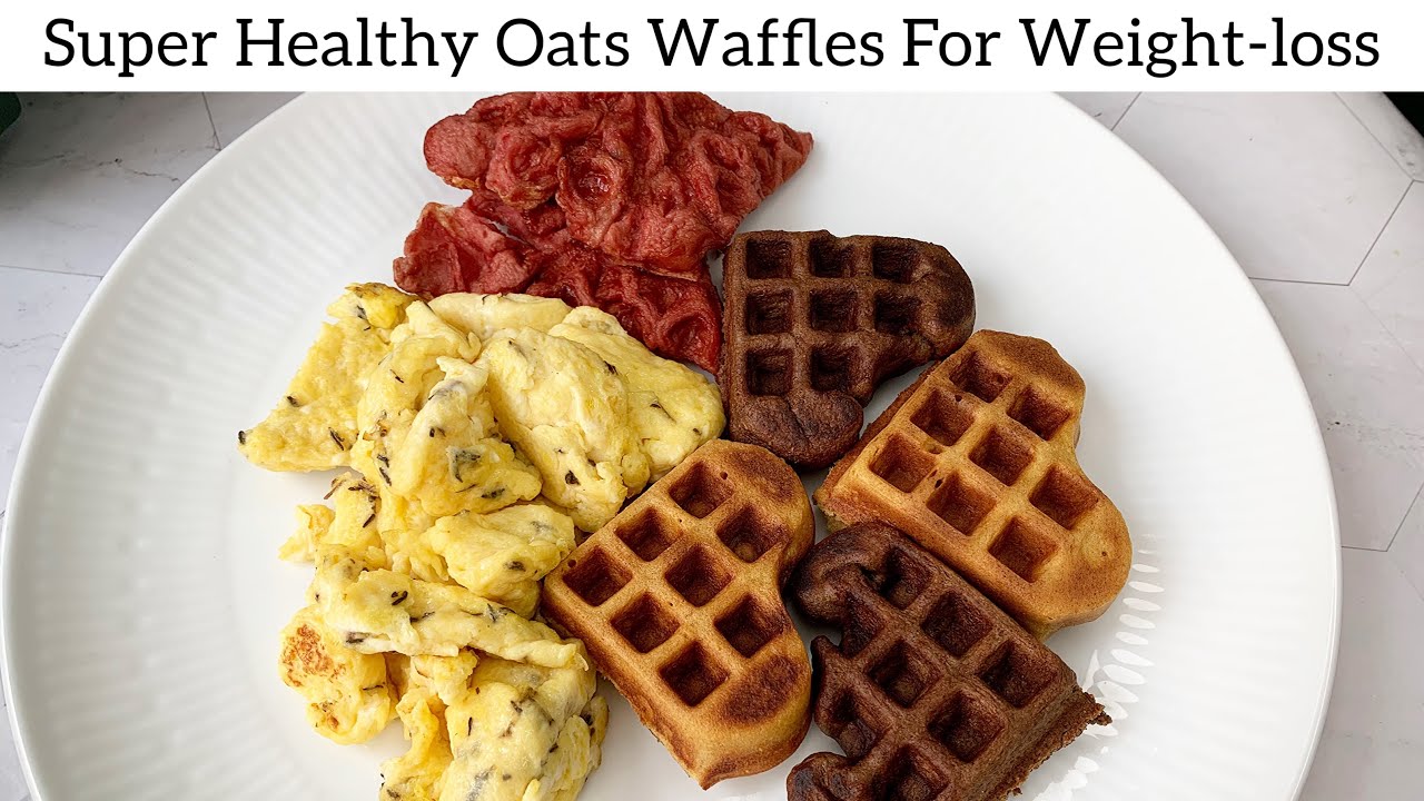 Deliciously Healthy Oats Waffles WEIGHTLOSS Waffle Recipe Healthy Breakfast YouTube