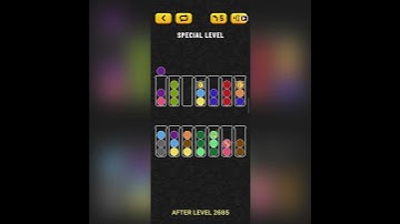 Ball Sort Special Level - Locked Ball (after Level 2685)
