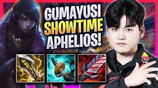 GUMAYUSI SHOWTIME WITH APHELIOS!  T1 Gumayusi Plays Aphelios ADC vs Smolder! | Season 2024