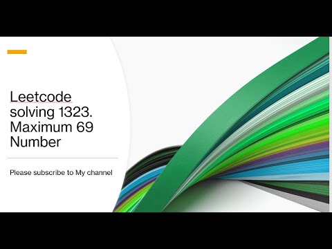 Leetcode solving 1323.